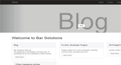 Desktop Screenshot of bar-solutions.com